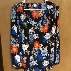 Old Navy floral tunic XL